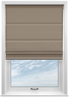 Oslo, Straw - Roman Blind